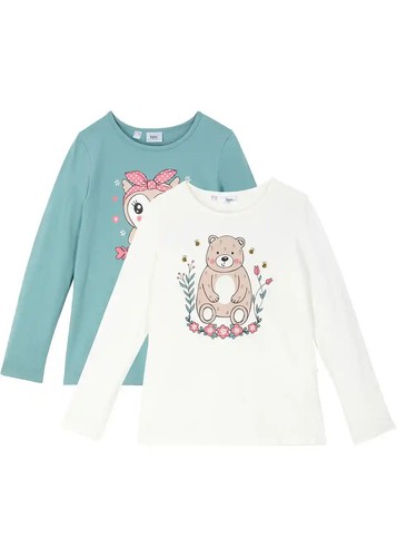 2er pack langarmshirt - langarmshirt, gr