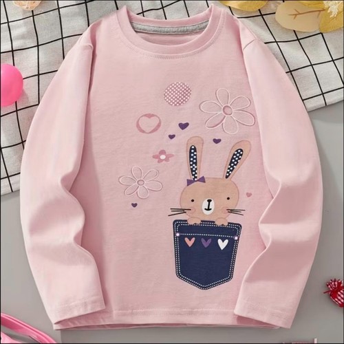Süßes mädchen langarmshirt - süßes,