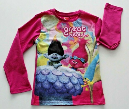 Trolls pink top shirt - pink,