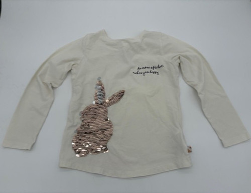 Langarmshirt beige mit