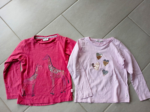 2er set mädchen - 2er, langarmshirts