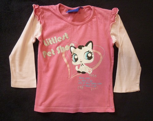 Mädchen shirt langarm rosa - t-shirt,