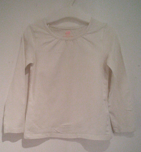 Weißes shirt langarm mit - weißes,